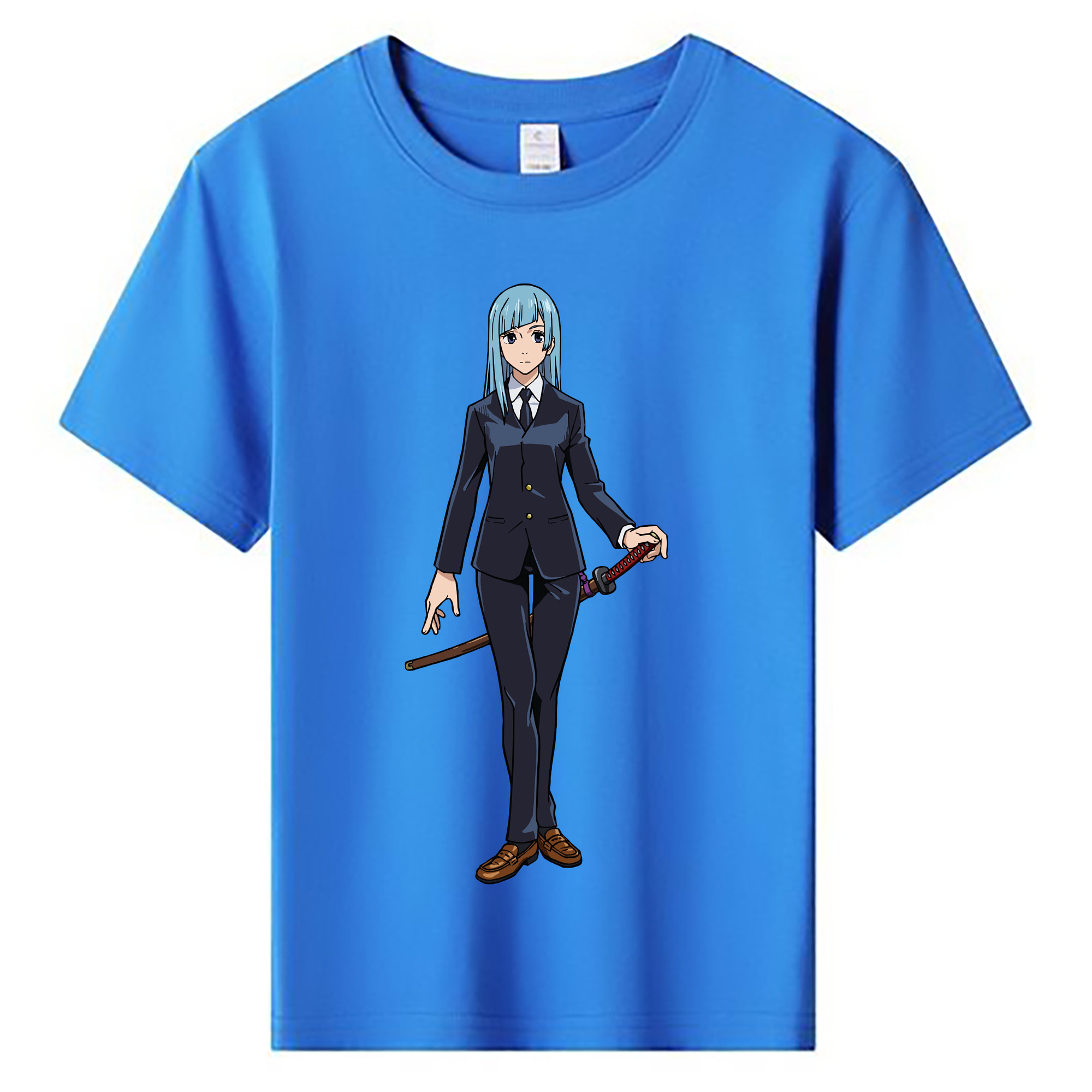 （画像用） 呪術廻戦 Jujutsu Kaisen 綿100％キッズTシャツ（フロントプリント）